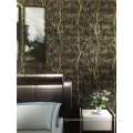 53cm golden modern pvc embossed hotel room wallpaper